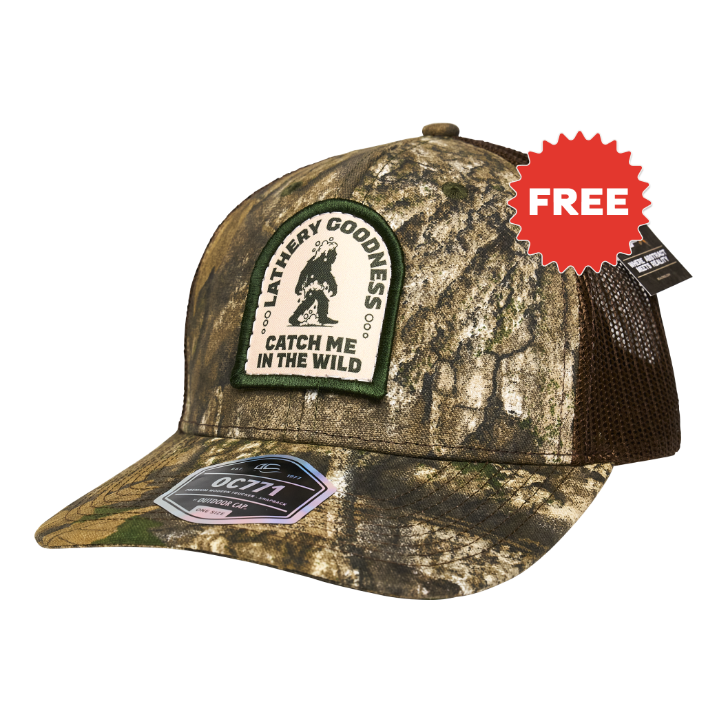 6 Pack Bar Soap + FREE Realtree Hat - Clean Feels Like Confidence