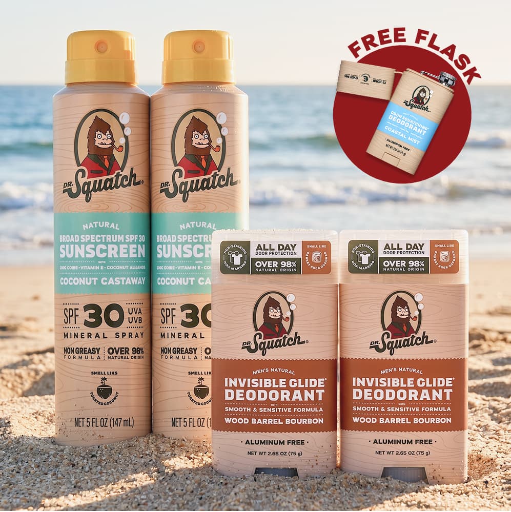 Festival Set + FREE Deo Flask - Rugged Soap for Men