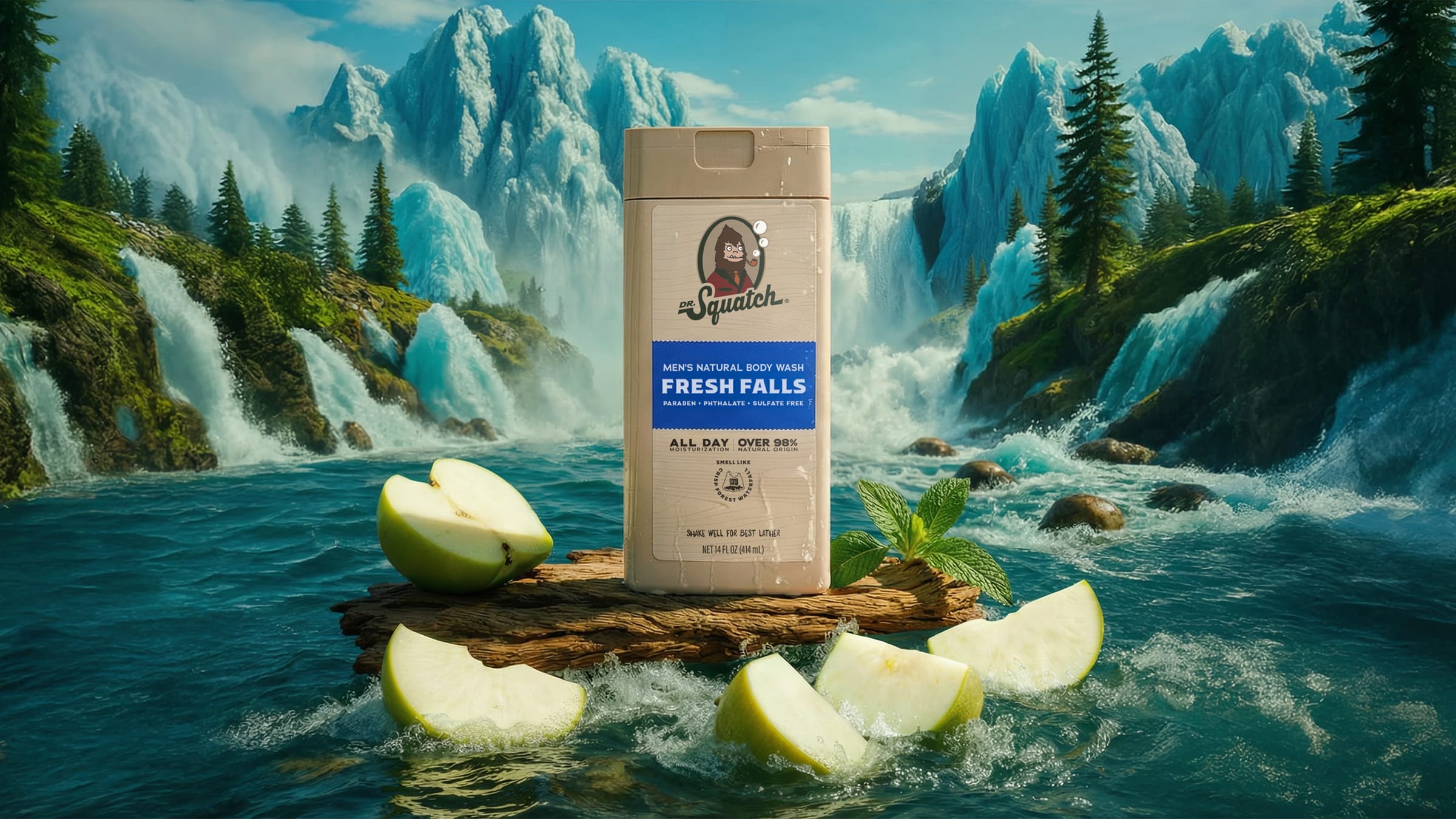 14 oz Fresh Falls Body Wash - Get Fresh Fast