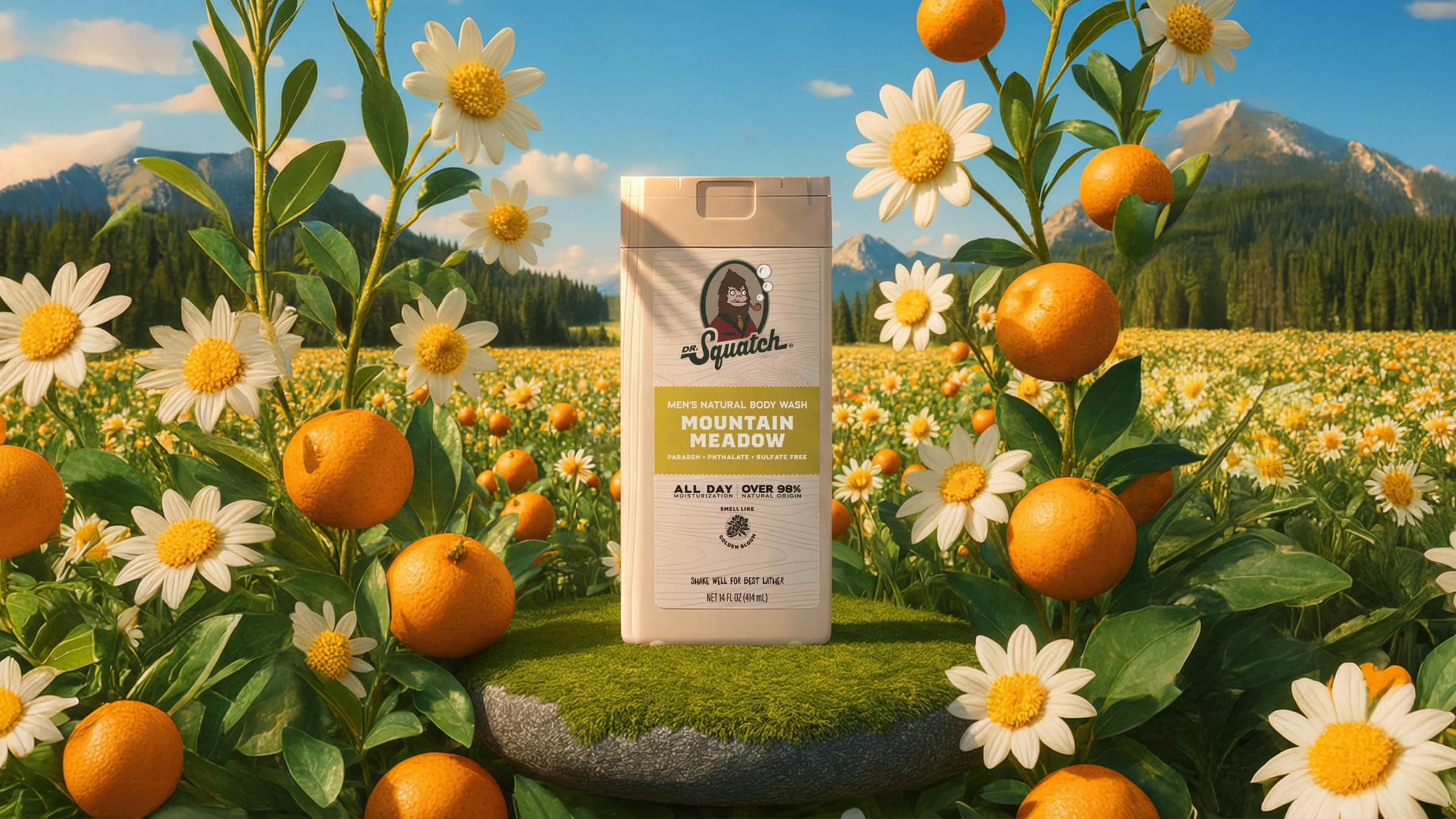 14 oz Mountain Meadow Body Wash - Get Fresh Fast