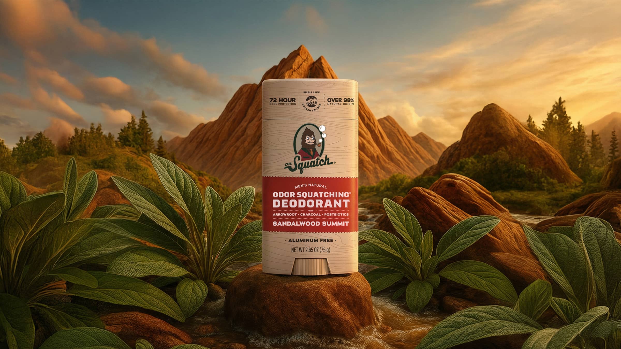 Sandalwood Summit Deodorant - Shower Gear That Delivers