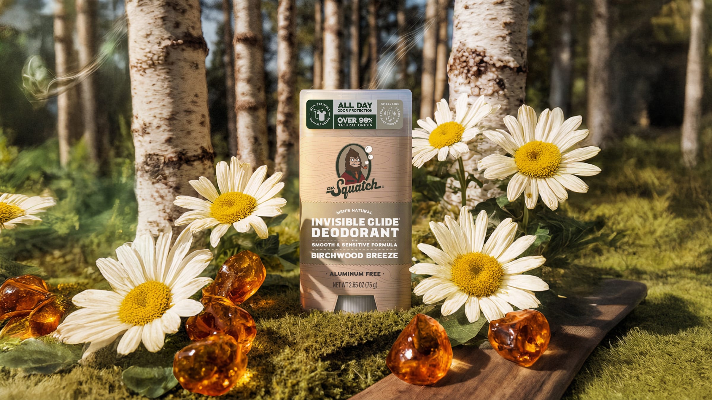 Birchwood Breeze Invisible Glide Deodorant - Find a Better Way to Lather
