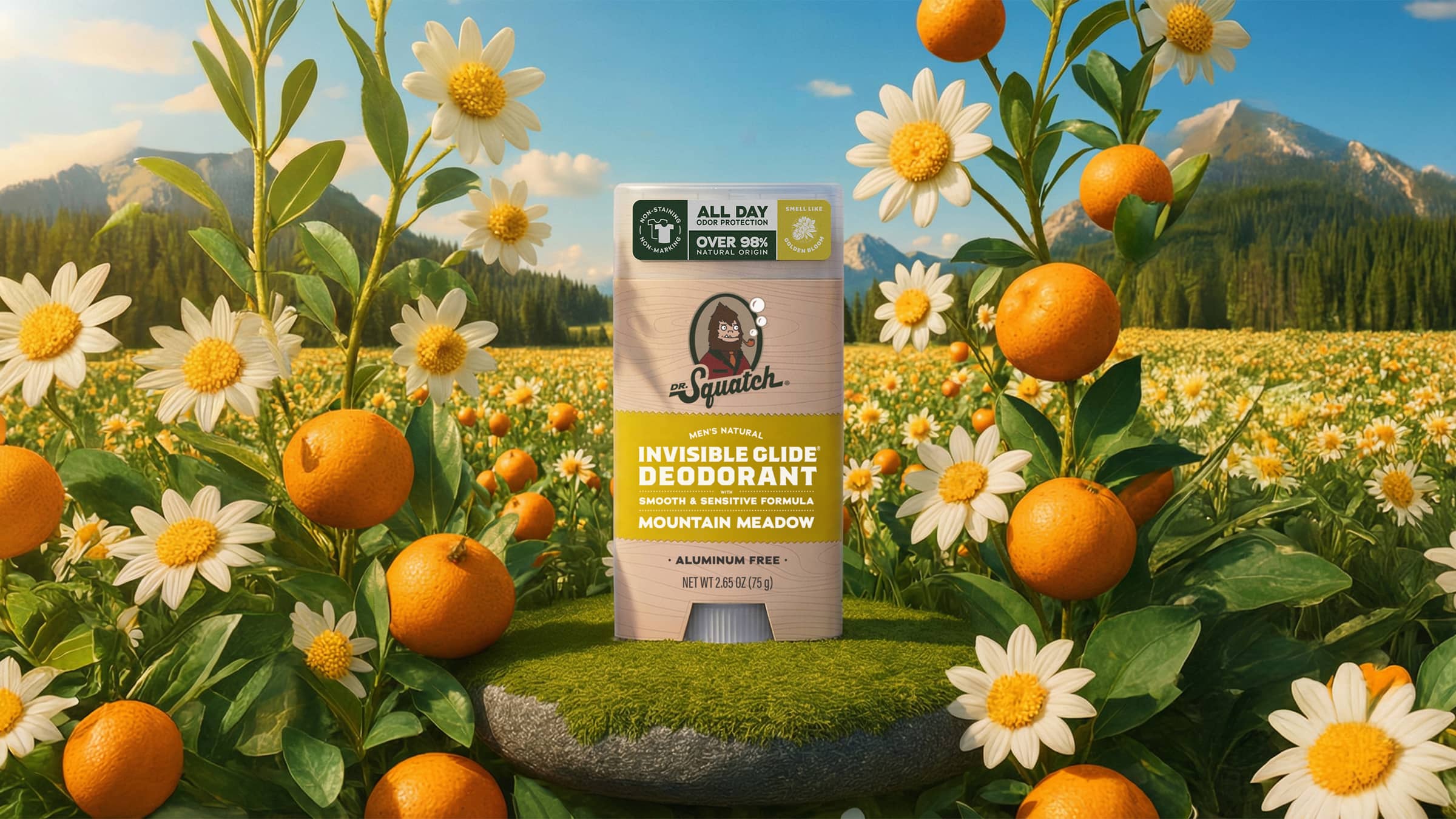 Mountain Meadow Invisible Glide Deodorant - Your Clean Routine Upgrade