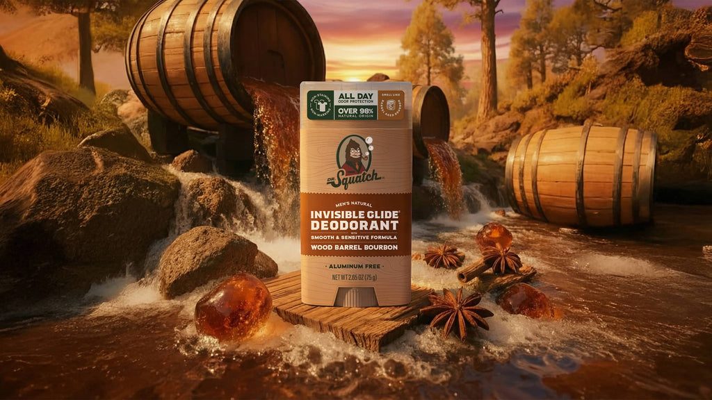 Wood Barrel Bourbon Invisible Glide Deodorant - Bring Clean Energy Back