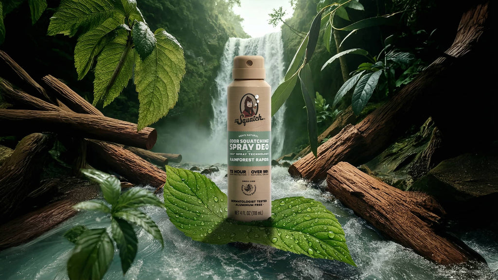 Rainforest Rapids Spray Deodorant - Clean Starts in the Shower