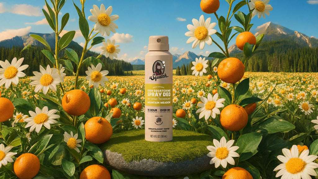 Mountain Meadow Spray Deodorant - Smell Clean and Stay Sharp