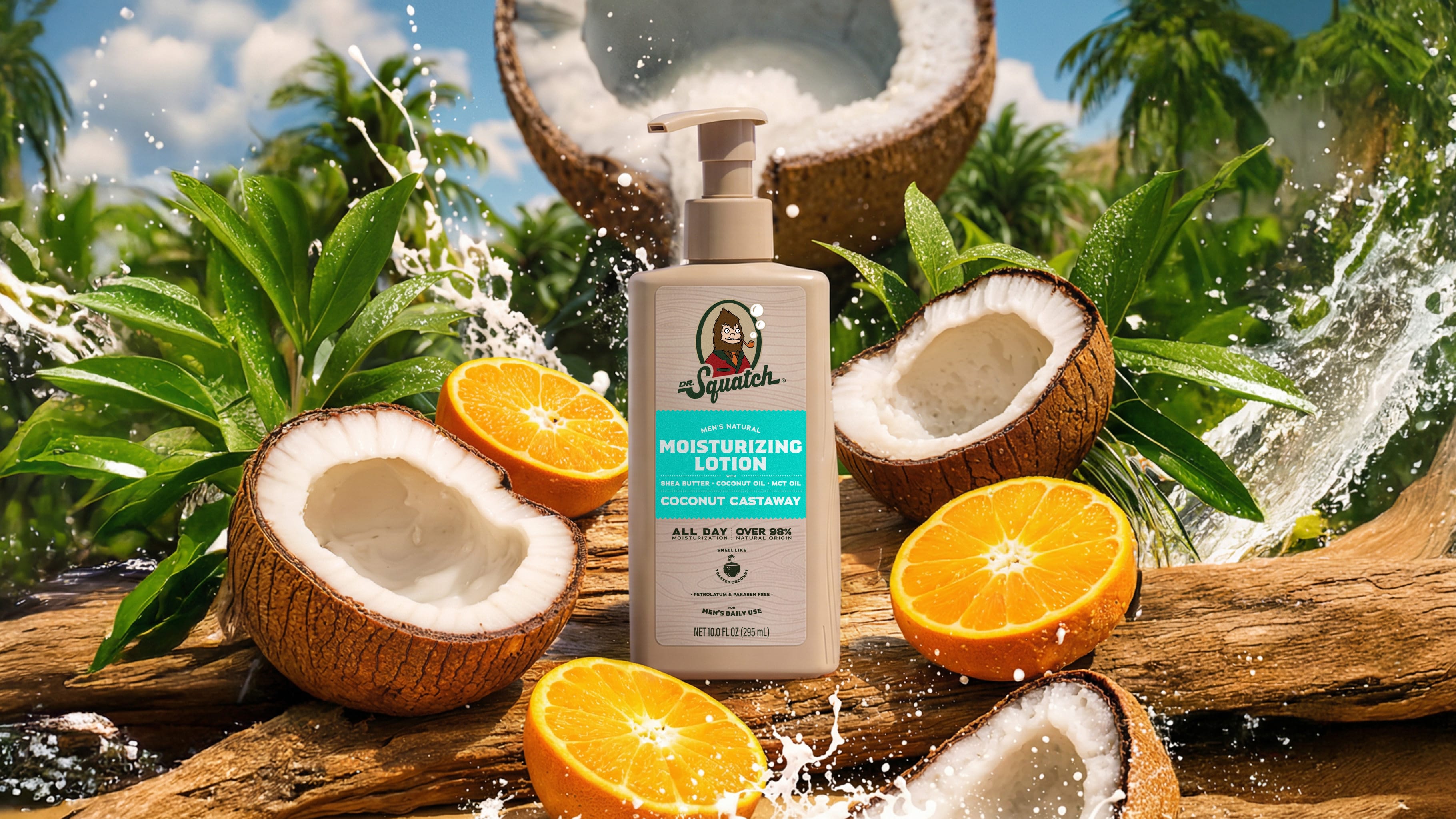 Coconut Castaway Lotion - Freshness Without the Frills