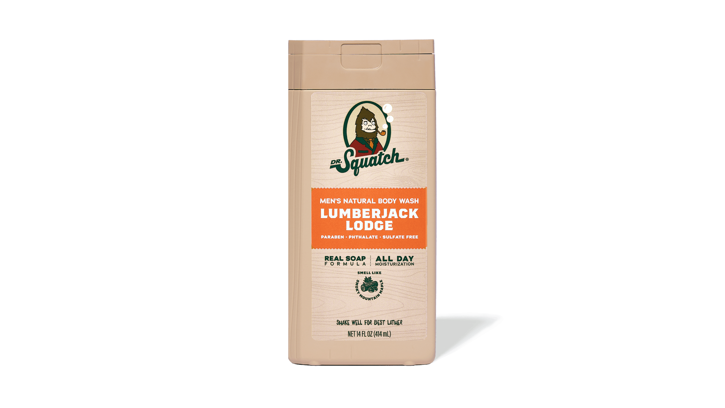14 oz Lumberjack Lodge Body Wash - Smell Clean All Day