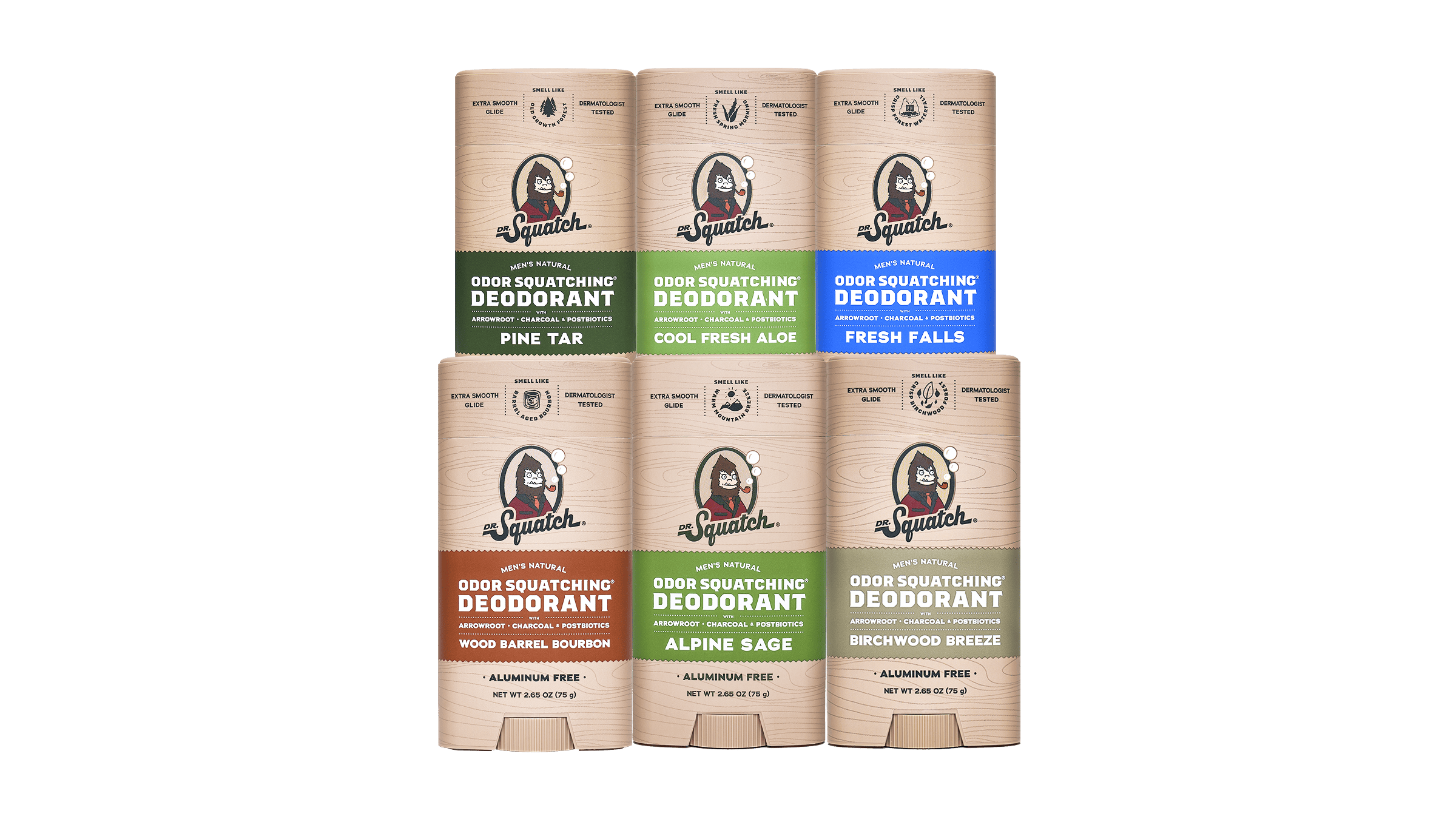 Deodorant 6-Pack - Clean Made for Real Life