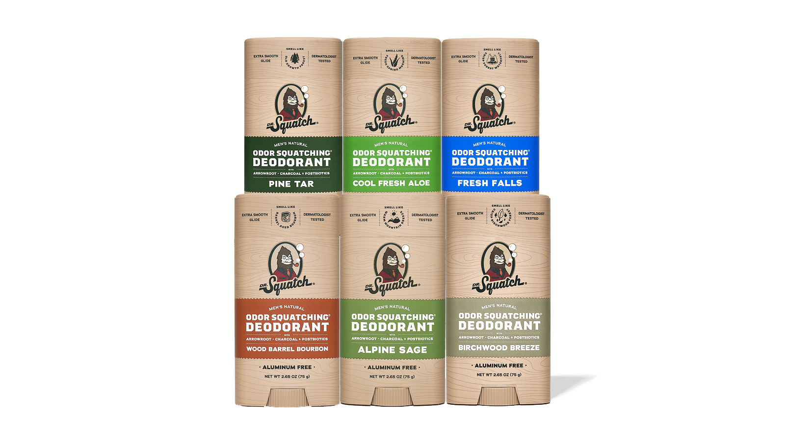 Deodorant Subscription - 6 Sticks - Rugged Soap for Men