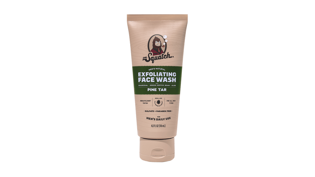 Pine Tar Exfoliating Face Wash - Simple Soap Big Freshness