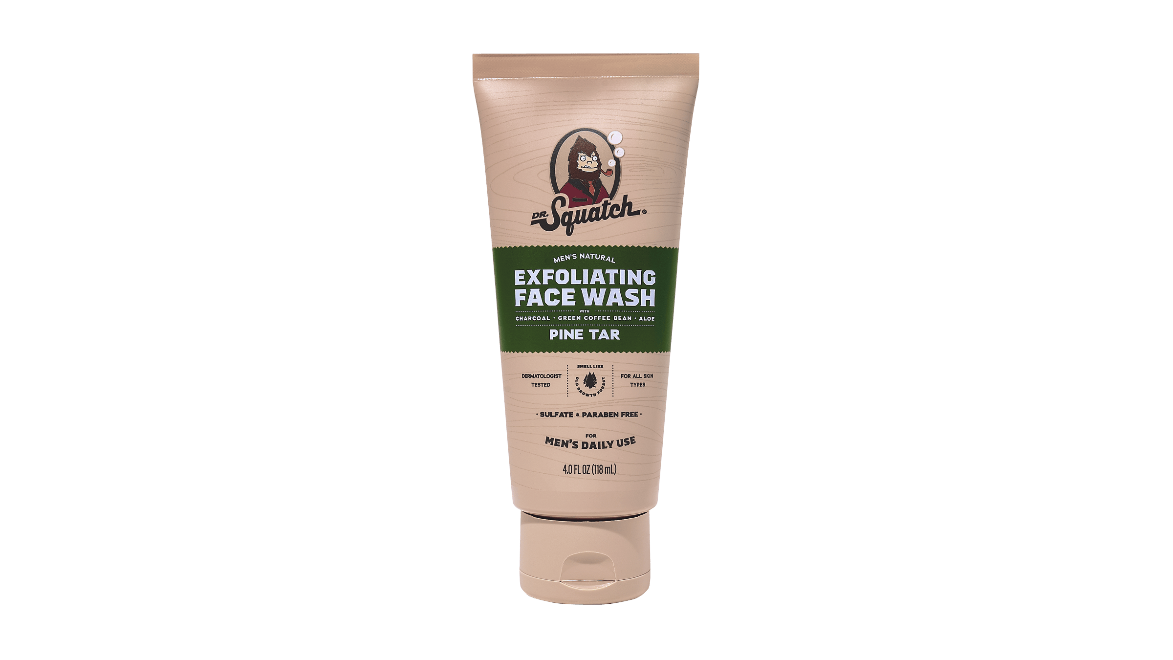 Pine Tar Exfoliating Face Wash - Simple Soap Big Freshness