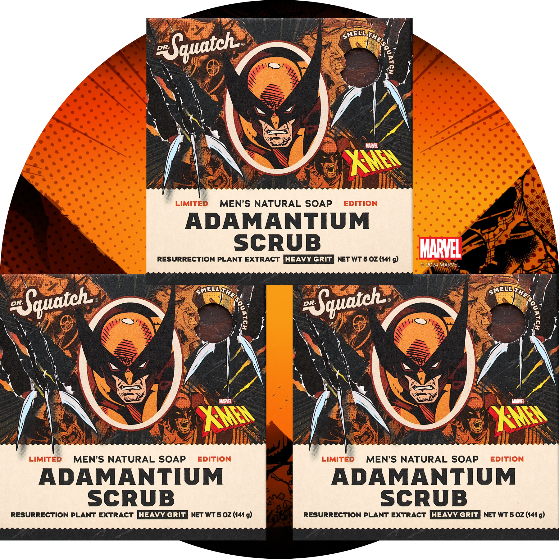 Adamantium Scrub 3-Pack - Turn Up the Fresh