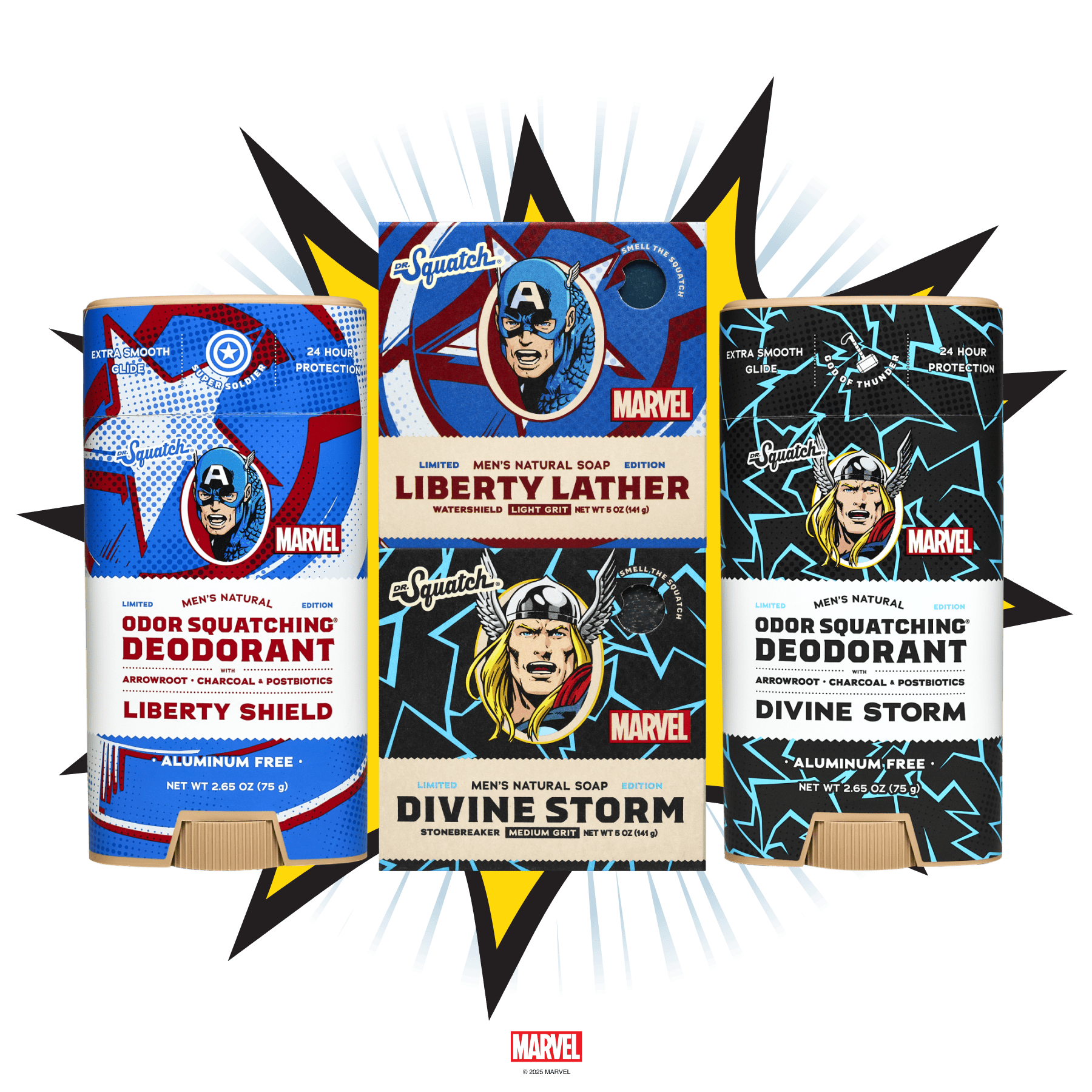 Avengers Soap & Deodorant Set - Your New Shower Staple