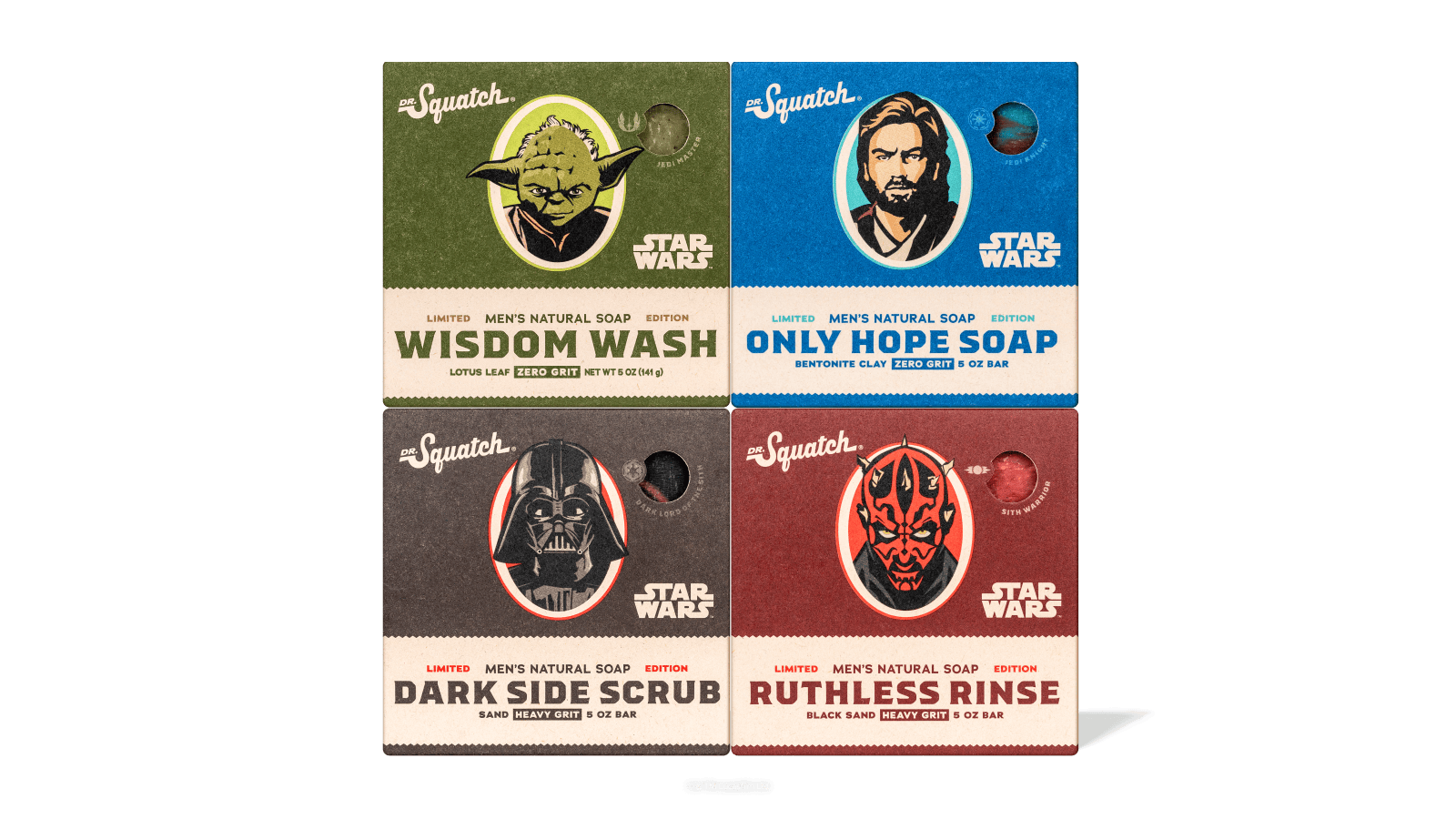Star Wars Collection I 4-Pack - Soap Built for Men