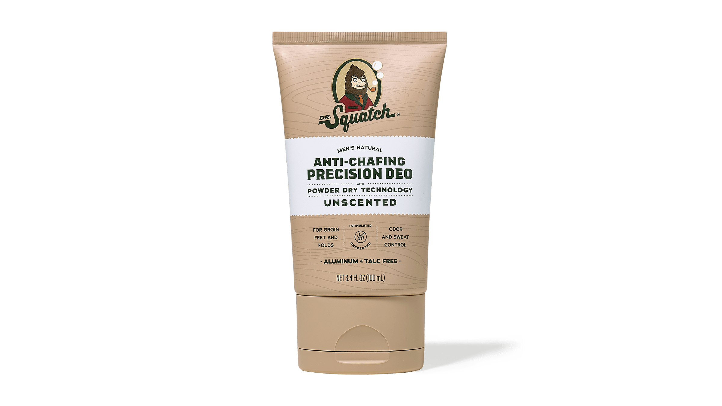 Unscented Precision Deo - Shower Ready in Minutes