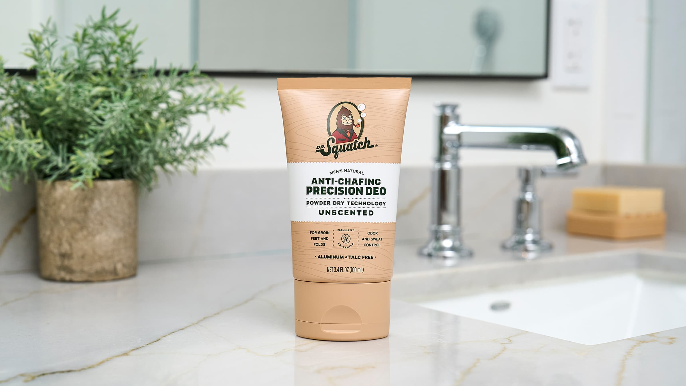 Unscented Precision Deo - Shower Ready in Minutes