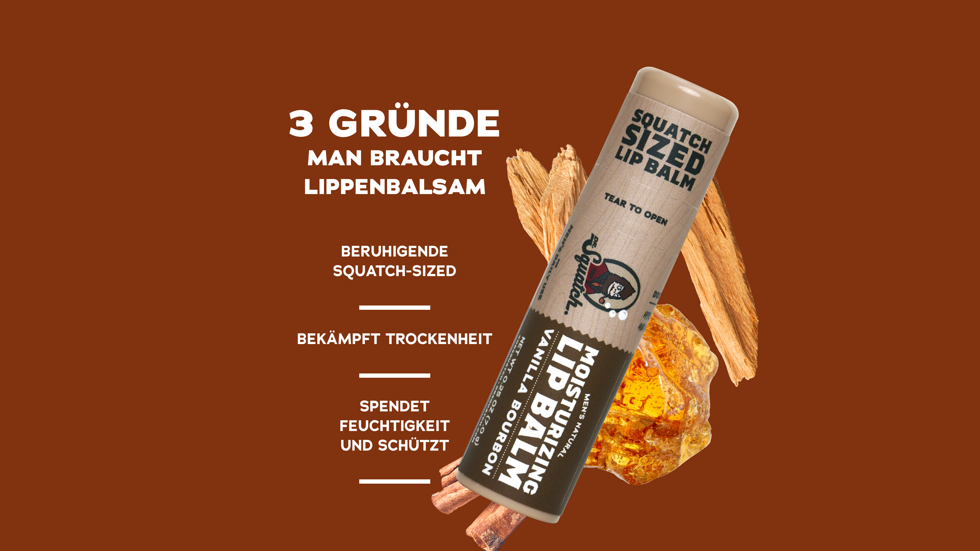 4-Pack Vanilla Bourbon - Shower Fresh and Guy Approved