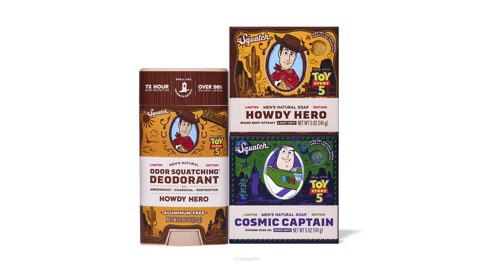 Woody & Buzz Lightyear 3-Pack - Shower Fresh and Guy Approved