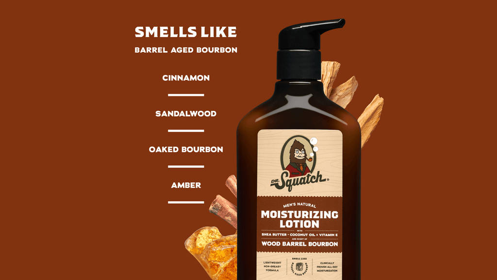 Wood Barrel Bourbon Lotion - Start With Better Soap