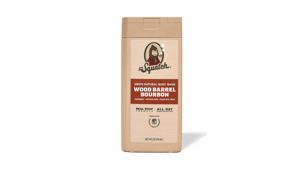 14 oz Wood Barrel Bourbon Body Wash - Better Lather Better Shower