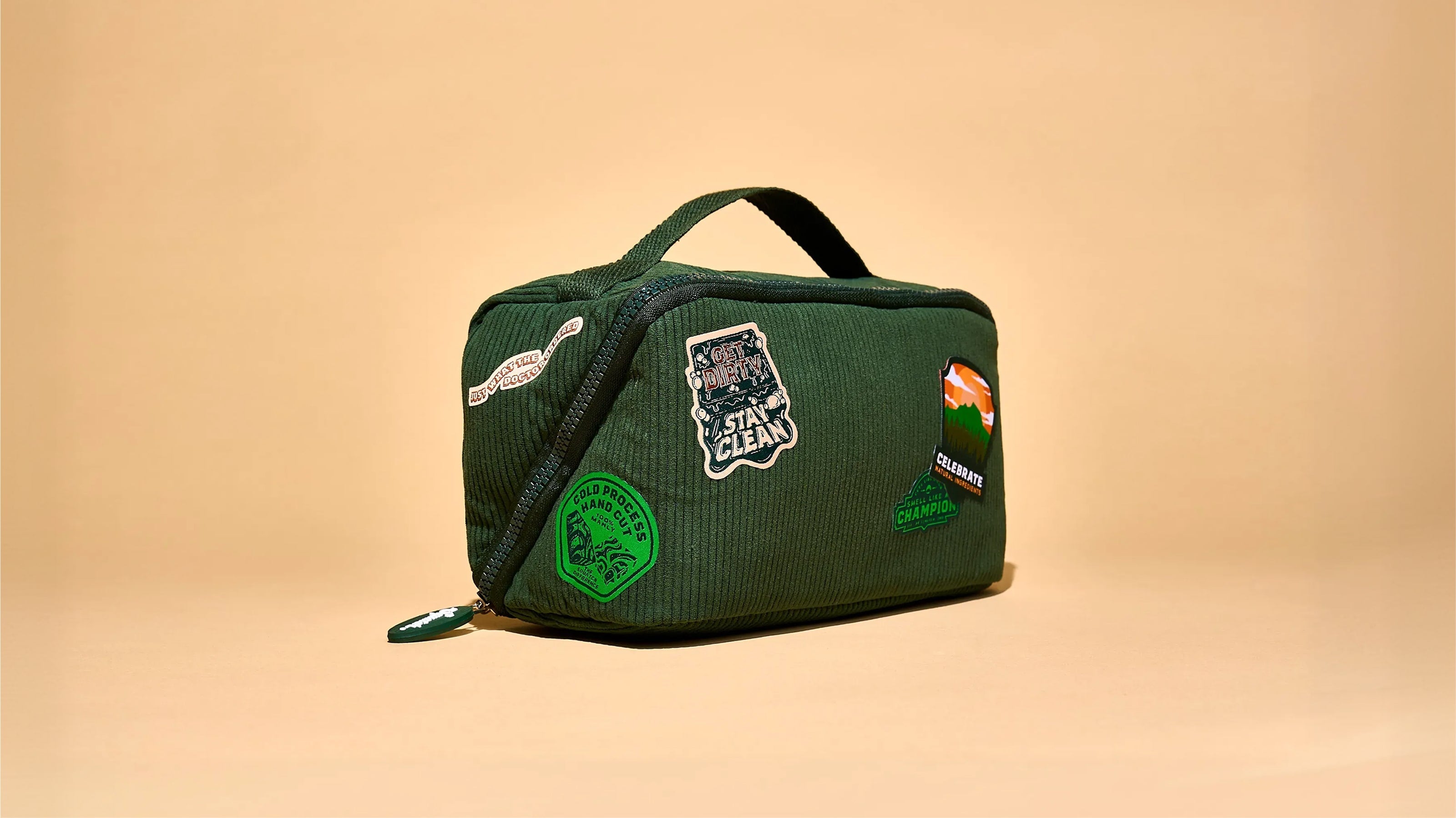 Corduroy Toiletry Bag - Fresh Enough to Remember