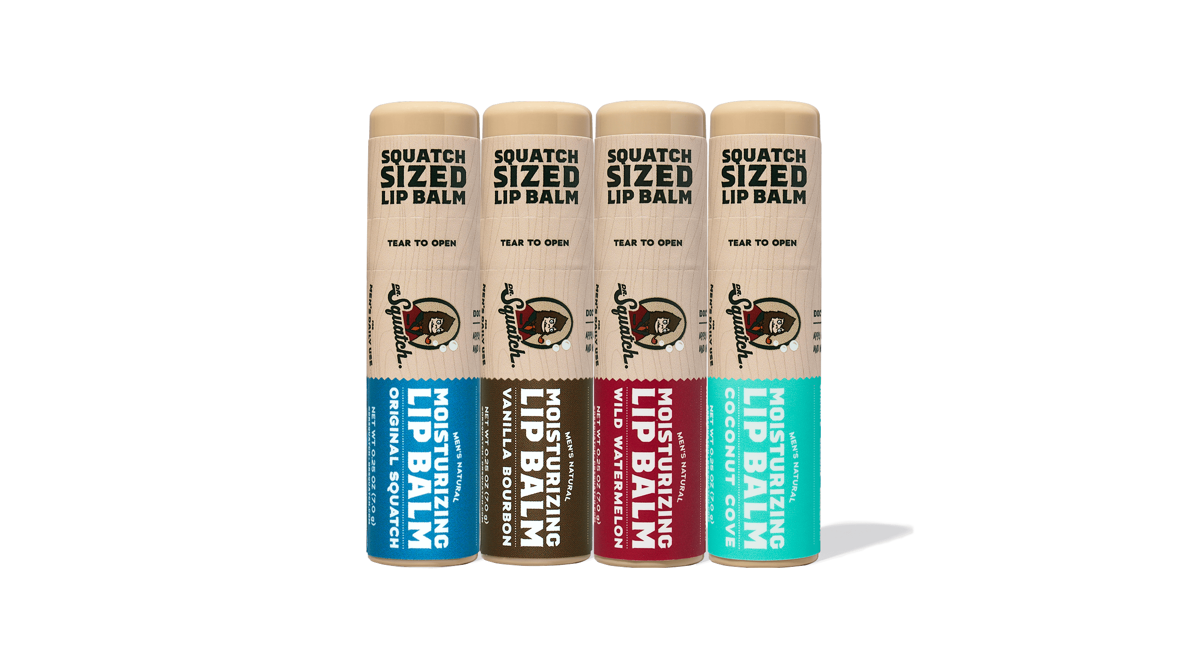 Lip Balm 4-Pack - Shower Fresh Every Morning