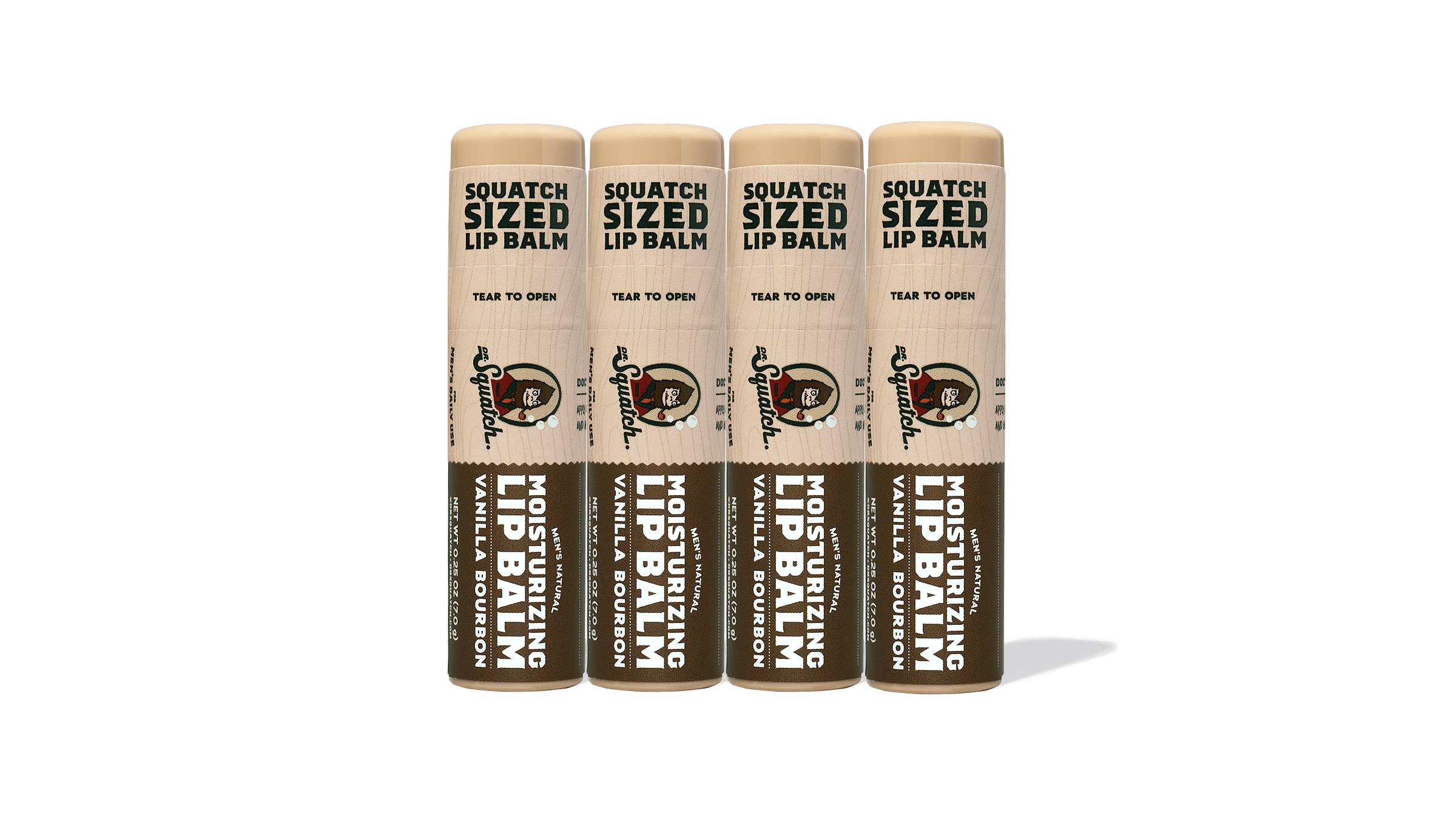 4-Pack Vanilla Bourbon - Shower Fresh and Guy Approved