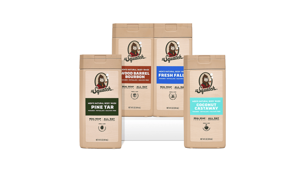 Body Wash 4-Pack - Freshness for the Daily Grind