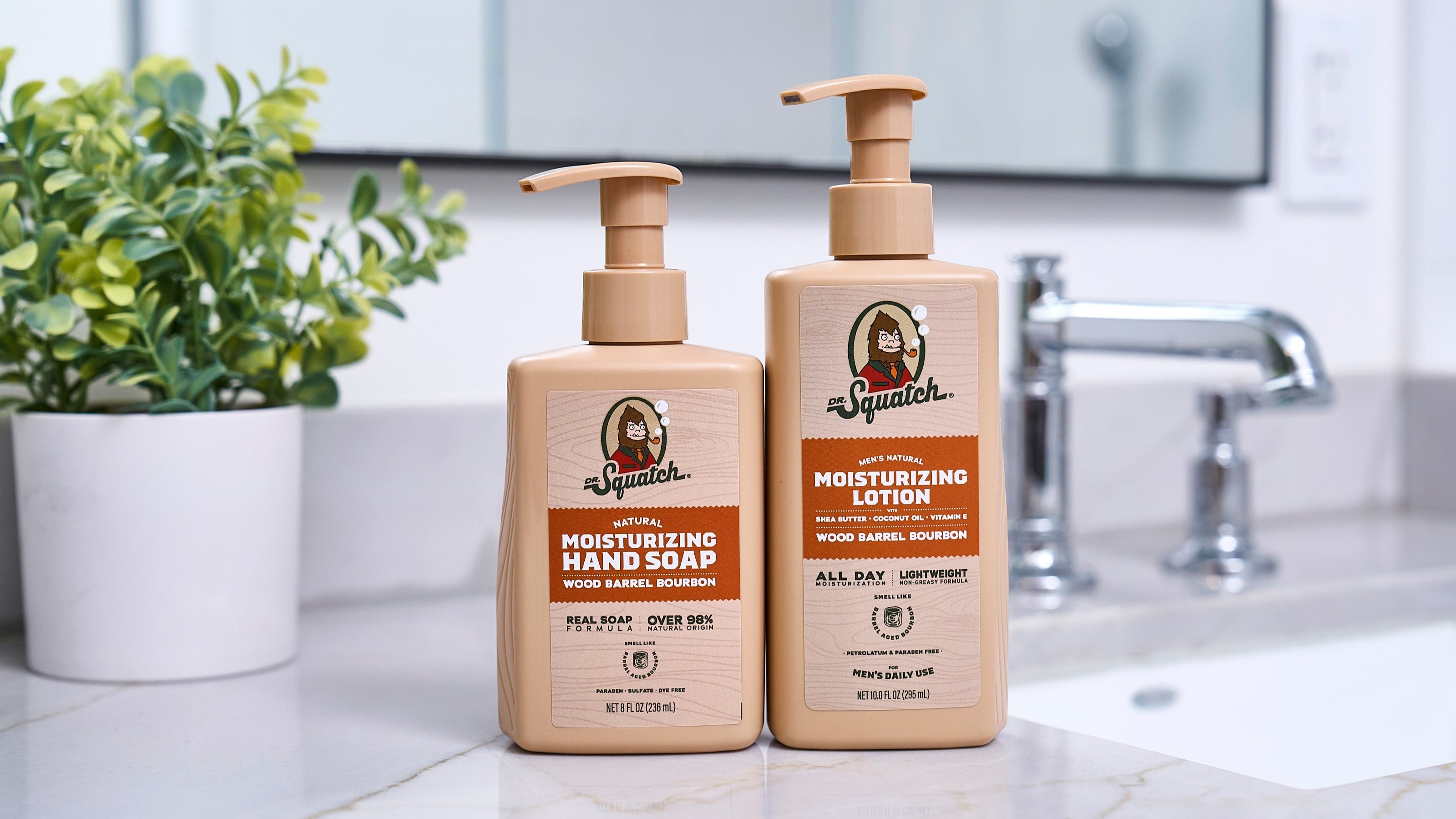 Wood Barrel Bourbon Hand Soap - Step Out Fresh From the Shower